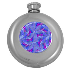 Abstract Deco Digital Art Pattern Hip Flask (round) by dflcprints