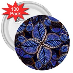 Fantasy Nature Pattern Print 3  Button (100 Pack) by dflcprints