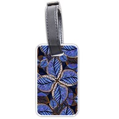 Fantasy Nature Pattern Print Luggage Tag (one Side) by dflcprints