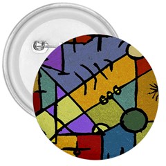 Multicolored Tribal Pattern Print 3  Button by dflcprints