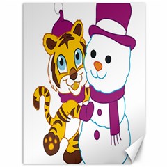 Winter Time Zoo Friends   004 Canvas 36  X 48  (unframed) by Colorfulart23