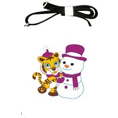 Winter Time Zoo Friends   004 Shoulder Sling Bag by Colorfulart23