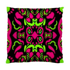 Psychedelic Retro Ornament Print Cushion Case (single Sided)  by dflcprints