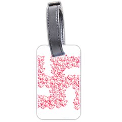 Swastika With Birds Of Peace Symbol Luggage Tag (Two Sides)