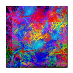 Colour Chaos  Ceramic Tile by icarusismartdesigns