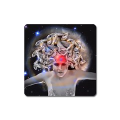 Medusa Magnet (square) by icarusismartdesigns