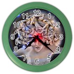 Medusa Wall Clock (Color) Front