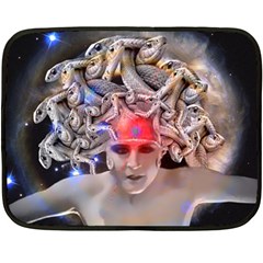 Medusa Mini Fleece Blanket (two Sided) by icarusismartdesigns