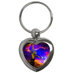 Star Fighter Key Chain (heart) by icarusismartdesigns