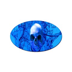 Alien Blue Sticker 100 Pack (oval) by icarusismartdesigns