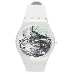 Bird Fountain 2 Plastic Sport Watch (medium) by sirhowardlee