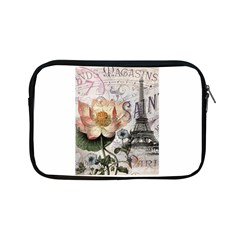 Vintage Paris Eiffel Tower Floral Apple Ipad Mini Zippered Sleeve by chicelegantboutique