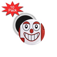 Laughing Out Loud Illustration002 1 75  Button Magnet (10 Pack) by dflcprints