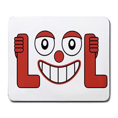 Laughing Out Loud Illustration002 Large Mouse Pad (rectangle) by dflcprints