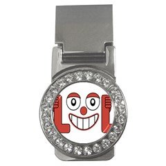 Laughing Out Loud Illustration002 Money Clip (cz) by dflcprints