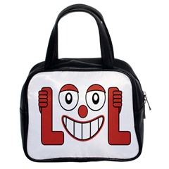 Laughing Out Loud Illustration002 Classic Handbag (two Sides) by dflcprints