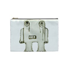 Sad Monster Baby Cosmetic Bag (medium) by dflcprints