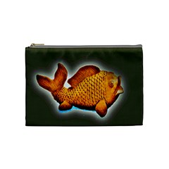 Goldfish Cosmetic Bag (medium) by sirhowardlee