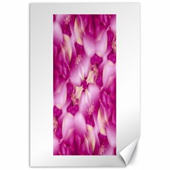 Beauty Pink Abstract Design Canvas 24  X 36  (unframed) by dflcprints