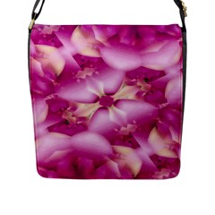 Beauty Pink Abstract Design Flap Closure Messenger Bag (large) by dflcprints