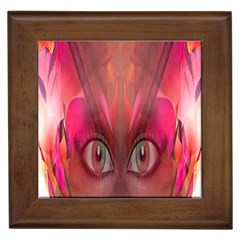 Hypnotized Framed Ceramic Tile by icarusismartdesigns