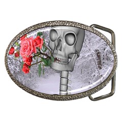 Looking Forward To Spring Belt Buckle (oval)