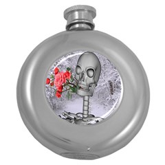 Looking Forward To Spring Hip Flask (round) by icarusismartdesigns