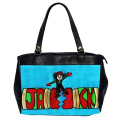 Cracker Jack Oversize Office Handbag (two Sides)