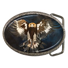 Golden Eagle Belt Buckle (oval) by JUNEIPER07