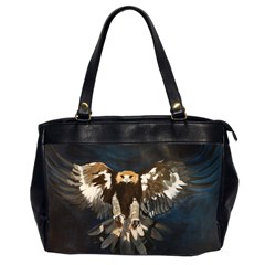 Golden Eagle Oversize Office Handbag (two Sides) by JUNEIPER07