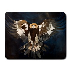 Golden Eagle Small Mouse Pad (rectangle) by JUNEIPER07