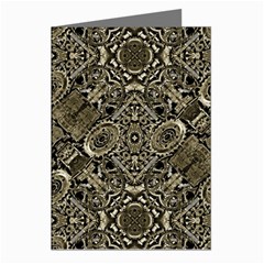 Steam Punk Pattern Print Greeting Card (8 Pack) by dflcprints