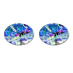 Pure Chaos Cufflinks (oval) by StuffOrSomething