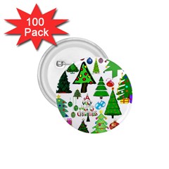 Oh Christmas Tree 1 75  Button (100 Pack) by StuffOrSomething