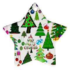 Oh Christmas Tree Star Ornament (two Sides) by StuffOrSomething
