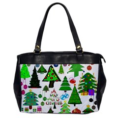 Oh Christmas Tree Oversize Office Handbag (one Side) by StuffOrSomething