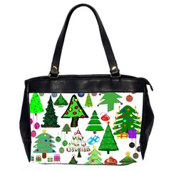 Oh Christmas Tree Oversize Office Handbag (two Sides) by StuffOrSomething