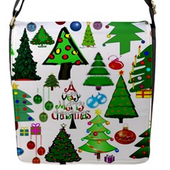 Oh Christmas Tree Flap Closure Messenger Bag (small) by StuffOrSomething