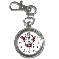 Alien Robot Hand Draw Illustration Key Chain Watch by dflcprints