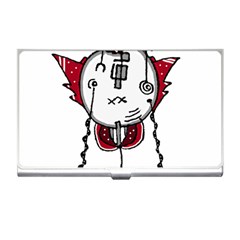 Alien Robot Hand Draw Illustration Business Card Holder by dflcprints