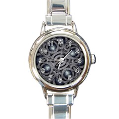 Mystic Arabesque Round Italian Charm Watch by dflcprints