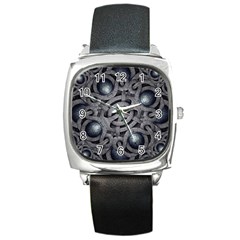 Mystic Arabesque Square Leather Watch by dflcprints