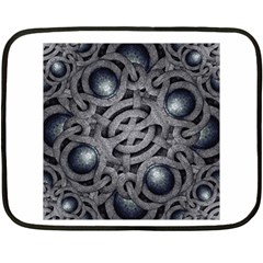 Mystic Arabesque Mini Fleece Blanket (two Sided) by dflcprints