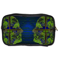 Binary Communication Travel Toiletry Bag (one Side)