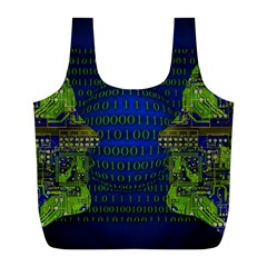 Binary Communication Reusable Bag (l) by StuffOrSomething