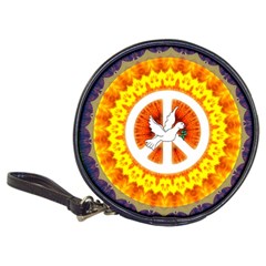 Psychedelic Peace Dove Mandala Cd Wallet by StuffOrSomething