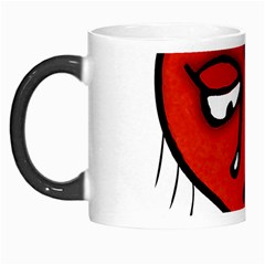 Sad Heart Morph Mug by dflcprints