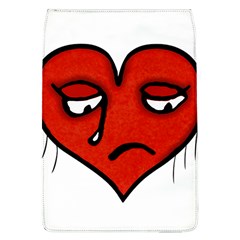 Sad Heart Removable Flap Cover (large) by dflcprints