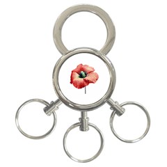 Your Flower Perfume 3-ring Key Chain by dflcprints