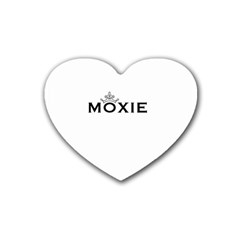 Moxie Logo Drink Coasters 4 Pack (heart)  by MiniMoxie